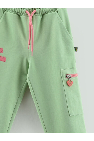 Strawberry Print Girl Jogger Pants with YUM YUM - 6