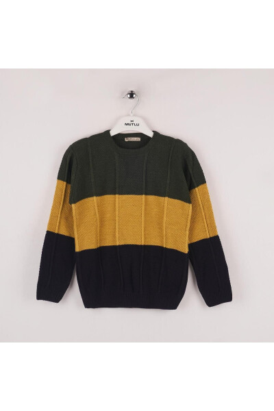 Striped Men's Sweater - 5