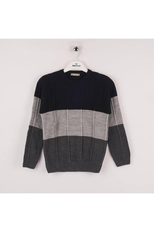 Striped Men's Sweater - 3