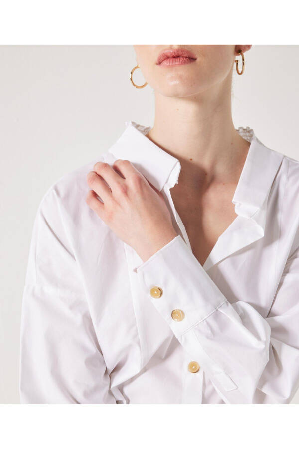 Striped poplin shirt - 5