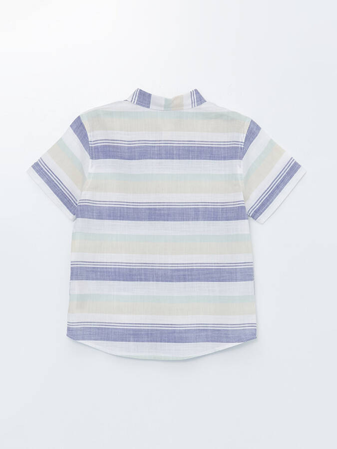 Striped Short Sleeve Boys Shirt - 2