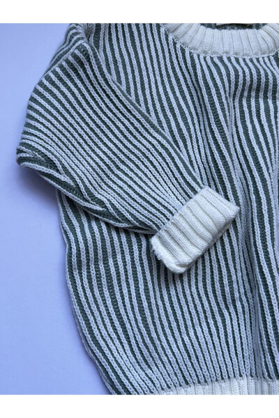 Striped Thessaloniki Knit Oversize Children's Knit Sweater (runs large, please choose your exact size) - 9