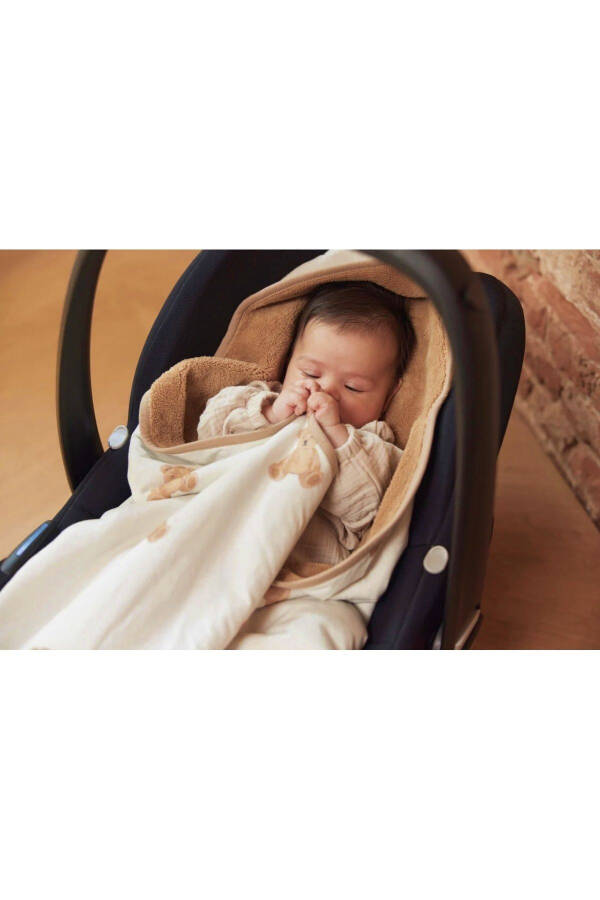 Stroller Compatible Double-Sided Fleece Wellsoft Swaddle Blanket & Wrap - 9