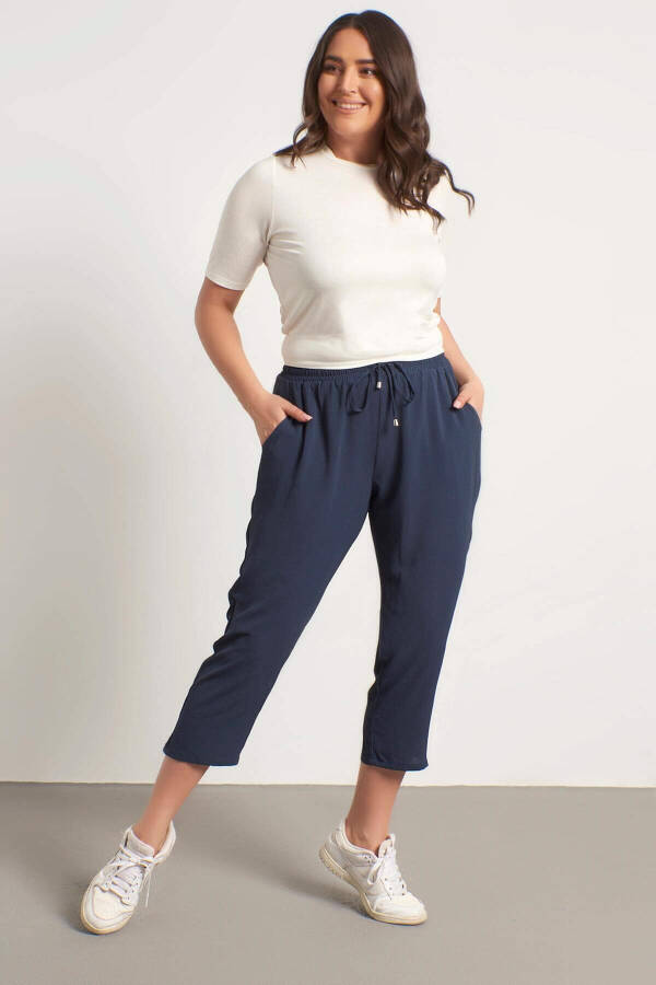 Summer Trousers with Elastic Waistband - 1