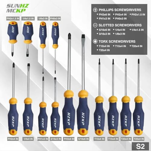 SUNHZMCKP Manyetik Tornavida Seti 66 Parça, S2 Alaşımlı Alet Çelik, İçinde Yivli/Philips/Torx Mini Hassas Tornavida, Sağlam Alet Kutusu ile Değiştirilebilir Tornavida Uçları - 3