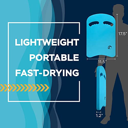 Sunlite Sports Yüzme Tekme Tahtası - Tek Boyut Herkese Uygun - Çocuklar ve Yetişkinler İçin Harika Bir Eğitim Yardımcısı - 3