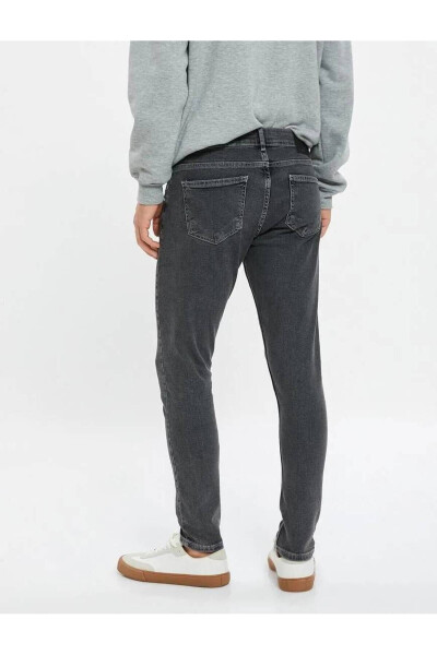 Super Skinny Fit Jeans with Cotton Pockets - Justin Jean - 4