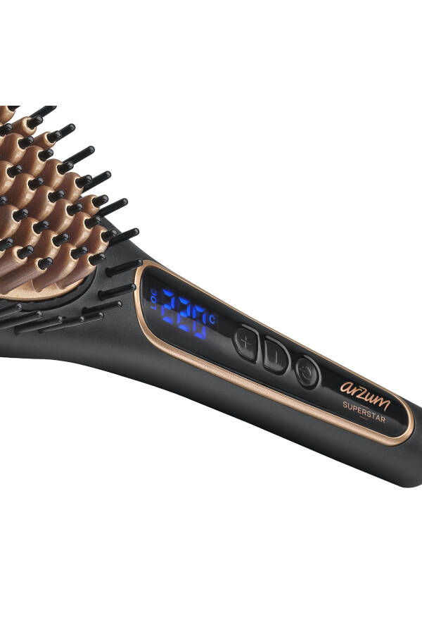 Superstar Hair Straightening Brush AR5036 Comb Black - 3