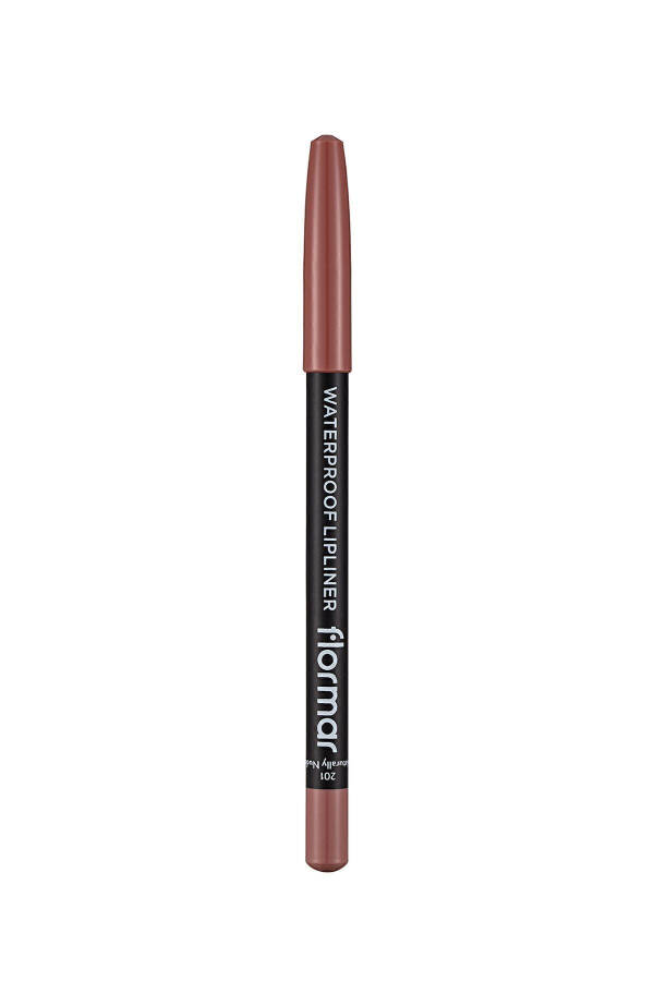 Suya Dayanıklı Dudak Kalemi - Waterproof Lipliner (Nude) - 201 NTRLLY NUDE - 8690604111015 - 9