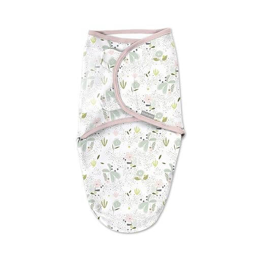 SwaddleMe by Ingenuity Comfort Pack Size Small, 0-3 Months, 3-Pack (Peekaboo Panda) Baby Swaddle Set - 34