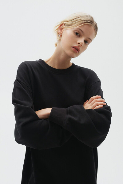 Sweatshirt elbise - 1