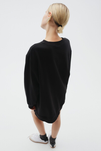 Sweatshirt elbise - 4