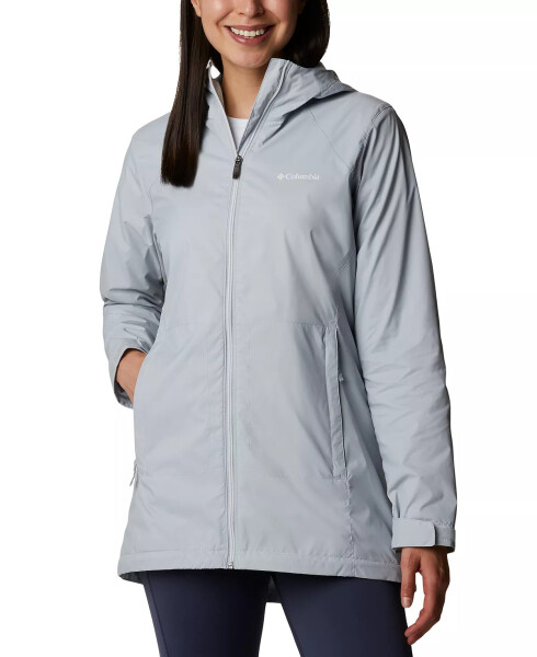 Switchback Long Lined Rain Jacket Cirrus Grey - 1