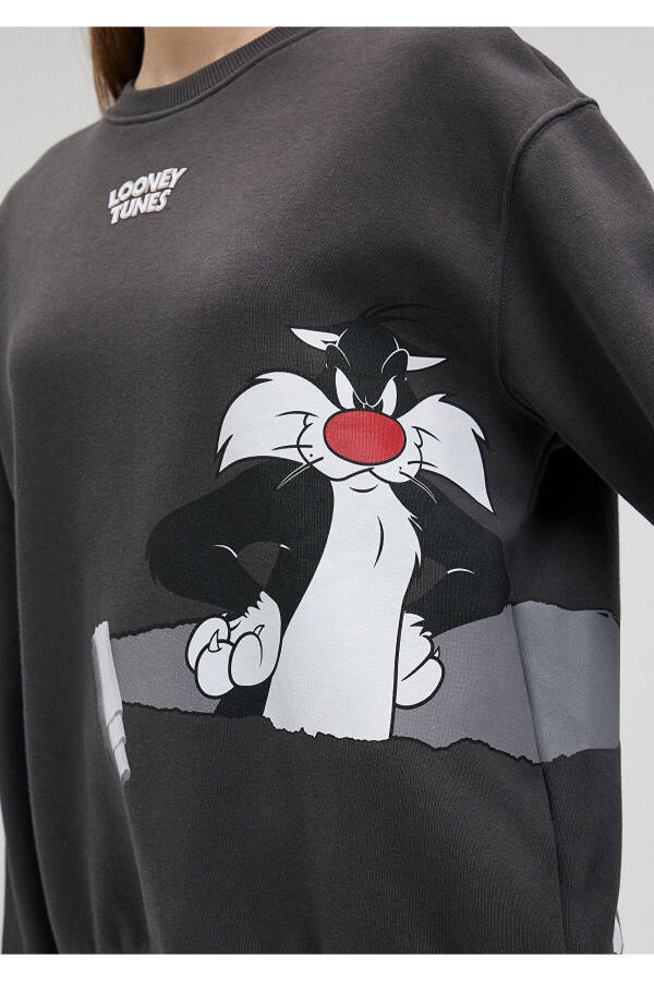 Sylvester Baskılı Gri Sweatshirt 1S10107-84671 - 26