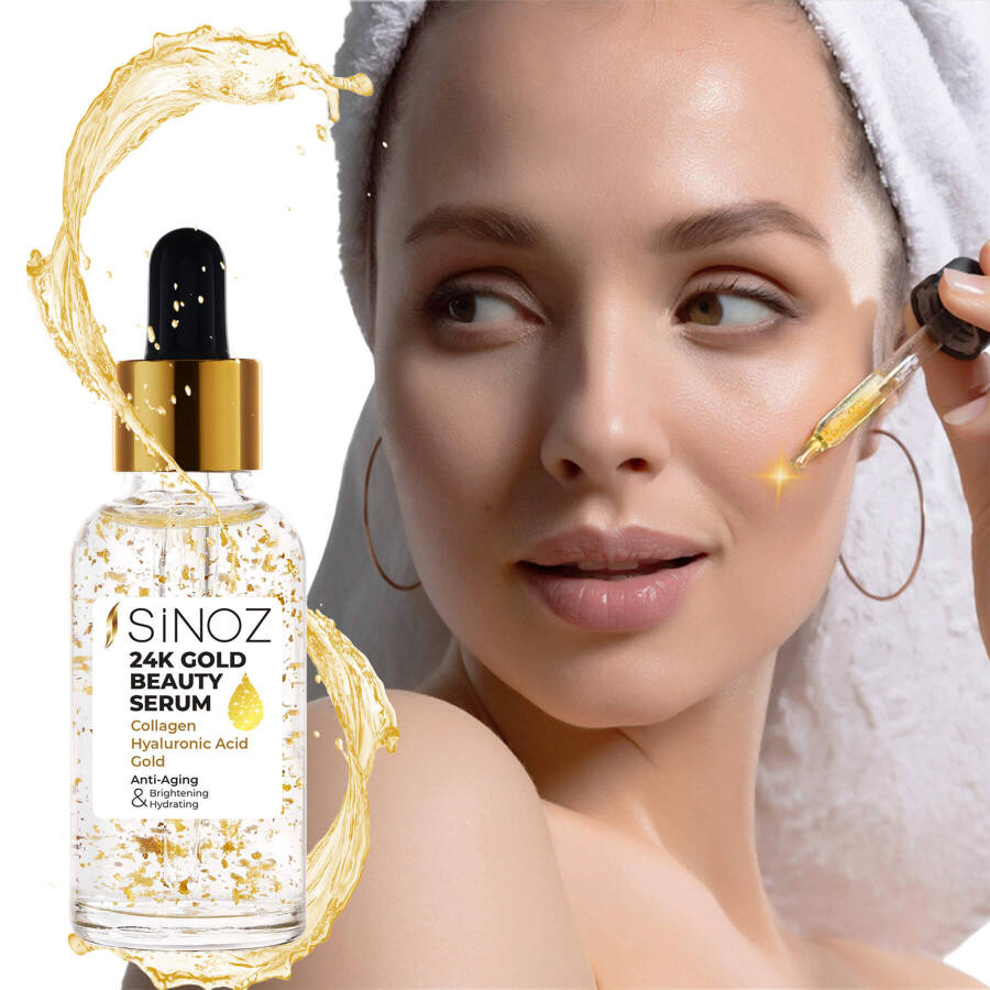 Сыворотка для лица Sinoz 24K Gold - 9