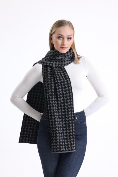 T-crazy Knitwear Herringbone Knit Scarf - 5