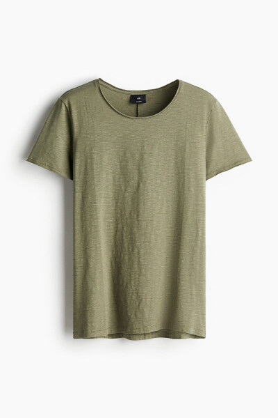 T-shirt with a curved hem - 4