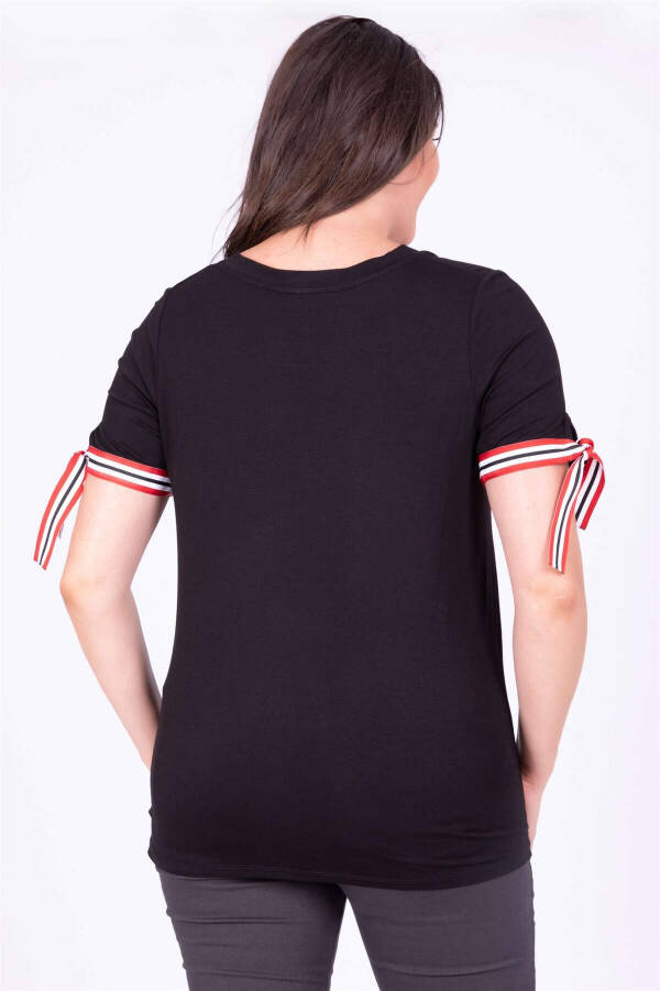 T-shirt with Band Sleeves - 3