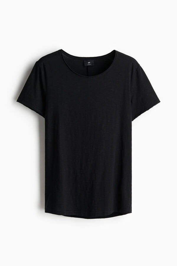 T-shirt with curled edges - 2