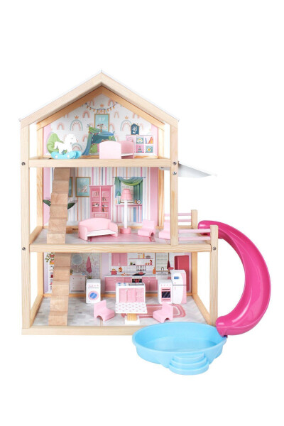 T2010 Wooden Slide Play House - 3