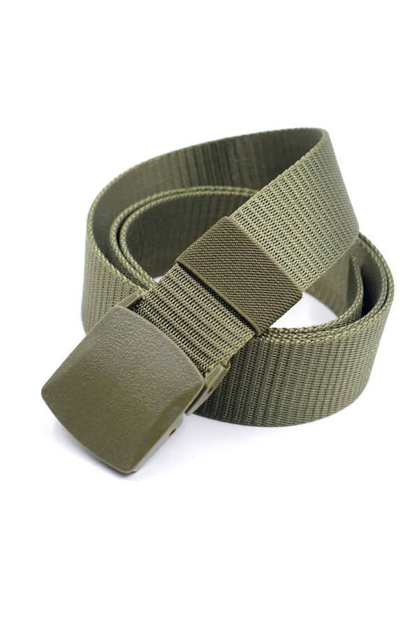 Tactical Style Fabric Belt with Plastic Buckle - 10