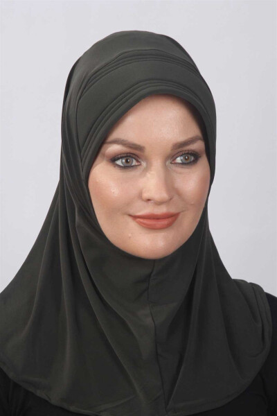 Takmatik Ready Shawl Khaki - 2