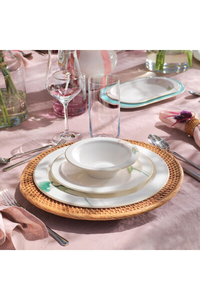 Talisman Belle Dinner Set 60 Pieces - Aqua Green - 2