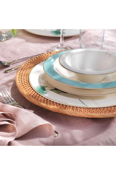 Talisman Belle Dinner Set 60 Pieces - Aqua Green - 4