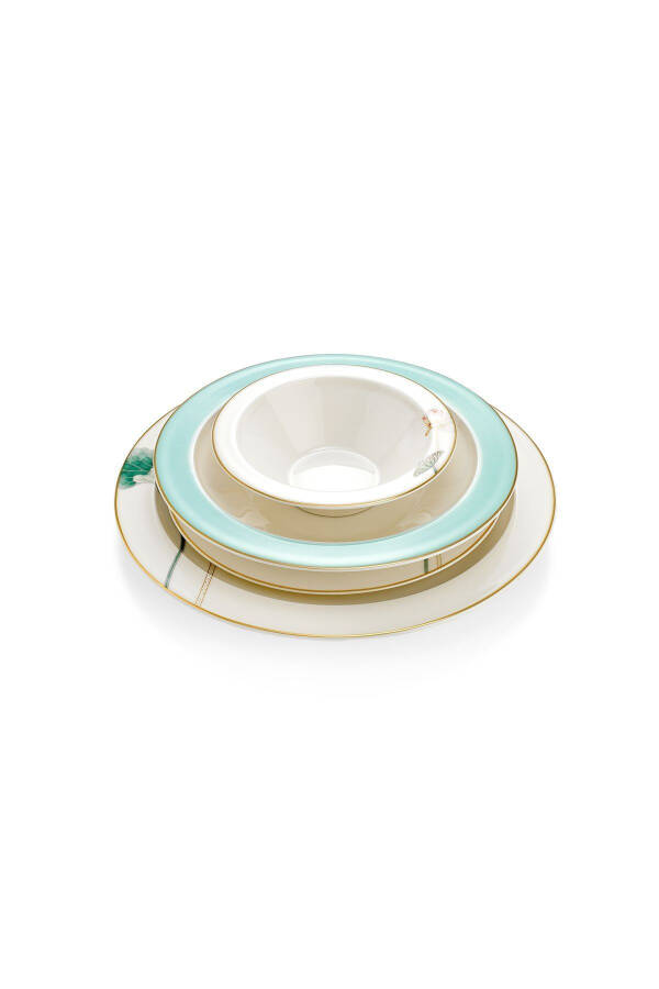 Talisman Belle Dinner Set 60 Pieces - Aqua Green - 8