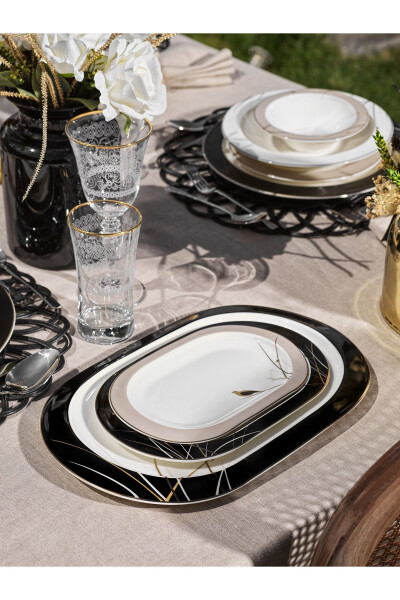 Talisman Dinner Set 60 Pieces Black - 2