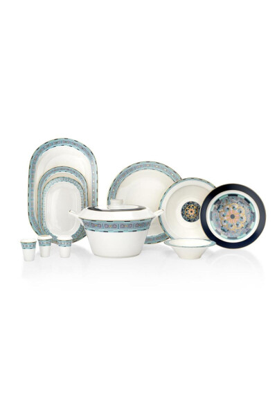 Talisman Sapphire Dinner Set 60 Pieces - Turquoise - 15