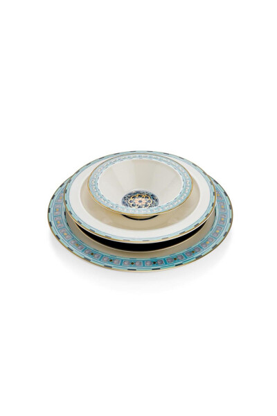 Talisman Sapphire Dinner Set 60 Pieces - Turquoise - 16