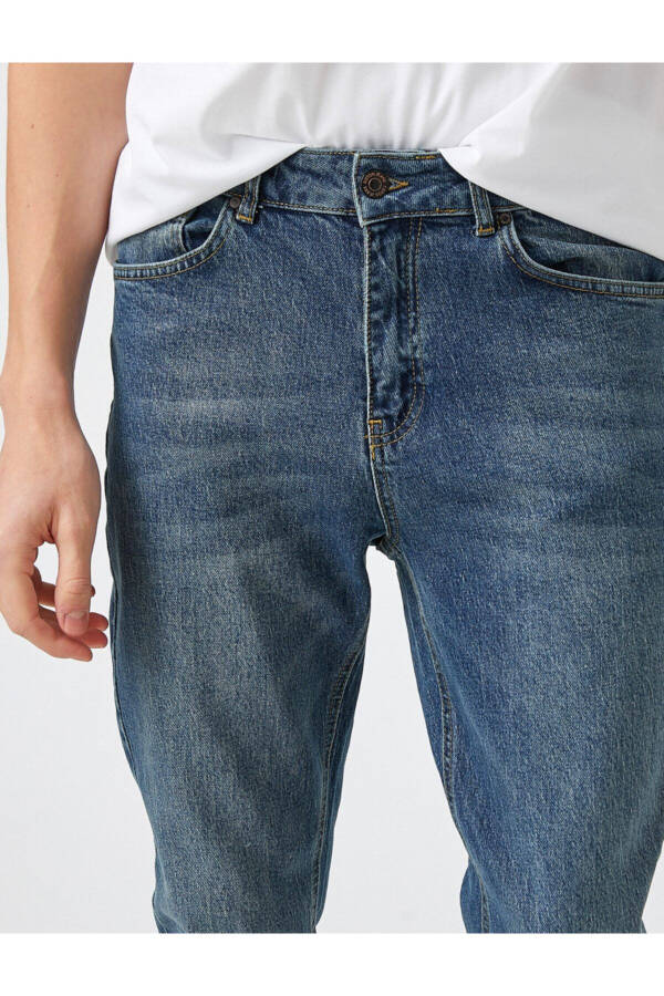 Tapered Fit Jean Pants - Joe Jean - 5