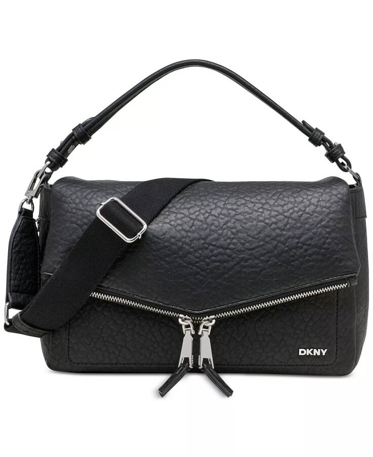 Taryn Small Messenger Crossbody Black/Silver - 1