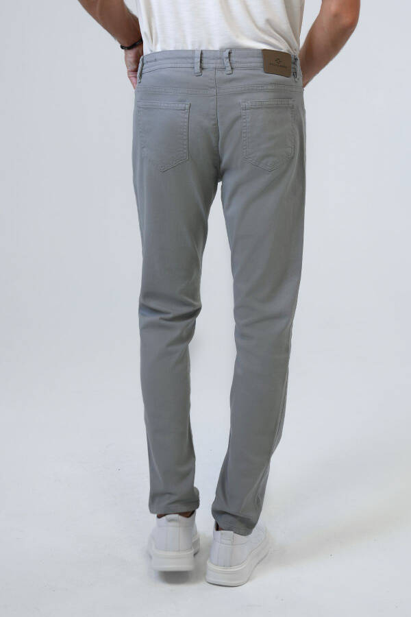 Taş Slim Fit Pamuklu Chino Pantolon - 4