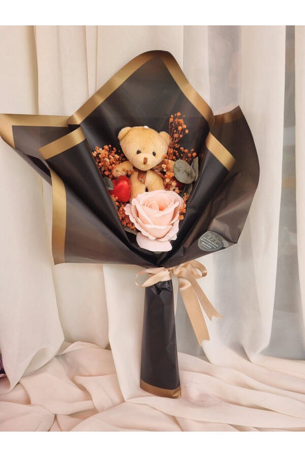 Teddy Bear Bouquet Chocolate Gift for Loved One/Friend/Birthday - 3