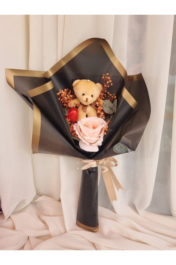 Teddy Bear Bouquet Chocolate Gift for Loved One/Friend/Birthday - 4