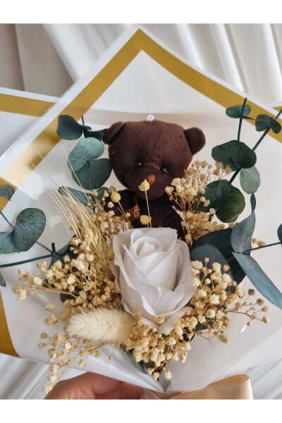 Teddy Bear Bouquet Chocolate Gift for Lover / Friend / Birthday - 5