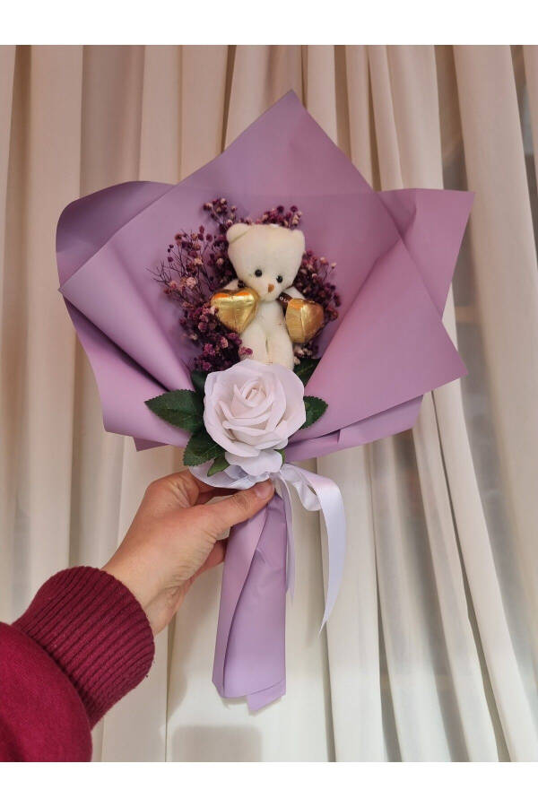 Teddy Bear Bouquet of Chocolate for Loved Ones - 3