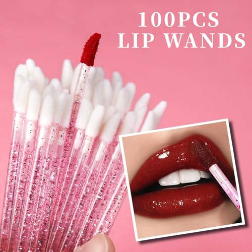 Teenitor 310PCS makeup artist kit essentials, Disposable Makeup Applicators, Marcara Wands Lip Applicators Disposable,Microswabs, Eyeshadow Applicators, Artist Supplies for Makeup with Storage Box - 4