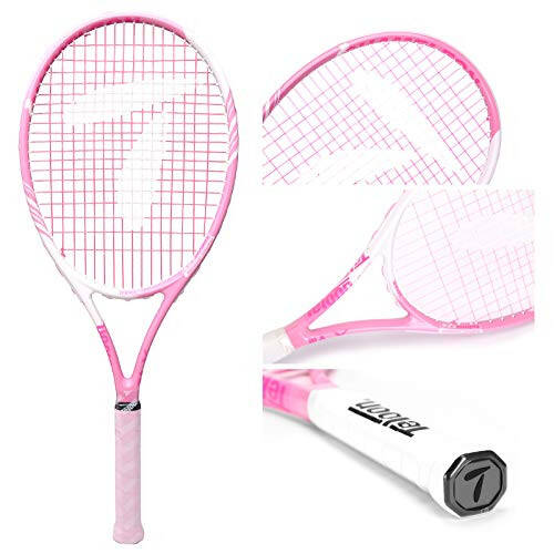 Teloon Tennis Rackets for Adults 2 pcs Recreational - 27 inch Tennis Racquet for Men and Women College Students Beginner Tennis Racket... - 3