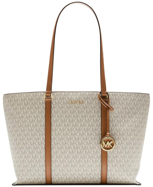 Temple Logo Large Tote Vanilla/acorn - 3