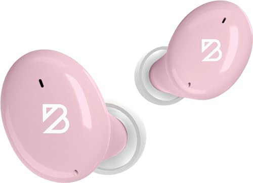 Tempo 30 Pink Wireless Earbuds for Small Ears with Premium Sound, Comfortable Bluetooth Ear Buds for Women and Men, Earphones for Small Ear Canals with Mic, Sweatproof, Long Battery, Loud Bass - 12