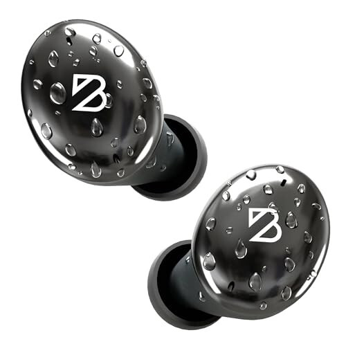 Tempo 30 Wireless Earbuds for Small Ears with Premium Sound, Comfortable Bluetooth Ear Buds for Women and Men, Black Earphones for Small Ear Canals with Mic, IPX7 Sweatproof, Long Battery, Loud Bass - 1