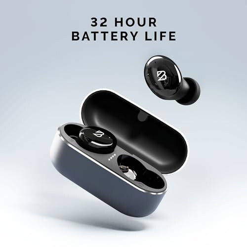 Tempo 30 Wireless Earbuds for Small Ears with Premium Sound, Comfortable Bluetooth Ear Buds for Women and Men, Black Earphones for Small Ear Canals with Mic, IPX7 Sweatproof, Long Battery, Loud Bass - 6