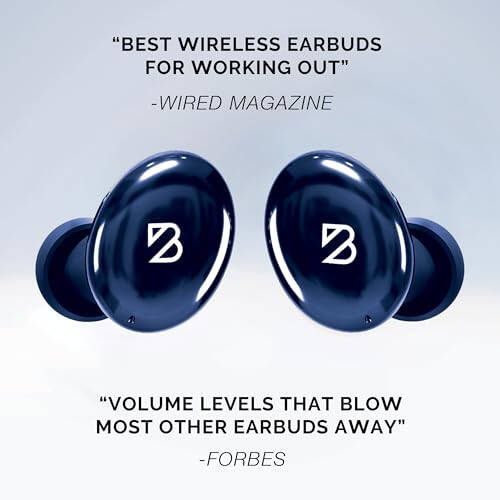 Tempo 30 Wireless Earbuds for Small Ears with Premium Sound, Comfortable Bluetooth Ear Buds for Women and Men, Blue Earphones for Small Ear Canals with Mic, IPX7 Sweatproof, Long Battery, Loud Bass - 8