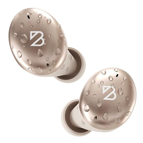 Tempo 30 Wireless Earbuds for Small Ears with Premium Sound, Comfortable Bluetooth Ear Buds for Women and Men, Gold Earphones for Small Ear Canals with Mic, IPX7 Sweatproof, Long Battery, Loud Bass - 2