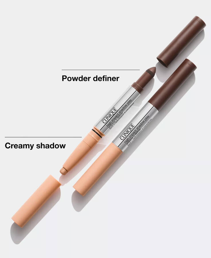 Тени для век High Impact Shadow Play Shadow + Definer, 0,14 унции. Пламя и уголь - 11