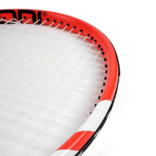 Tennis Rackets for Adults, Pre-Strung 27 Inch Tennis Racquets-2 Player Tennis Racquet Set with 3 Balls, 2 Grips, 2 Vibration Dampers - 2