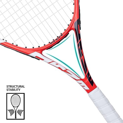 Tennis Rackets for Adults, Pre-Strung 27 Inch Tennis Racquets-2 Player Tennis Racquet Set with 3 Balls, 2 Grips, 2 Vibration Dampers - 3